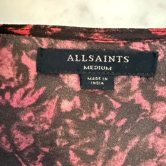 All Saints, Seeta Rosey wrap dress - Picture 7 of 8